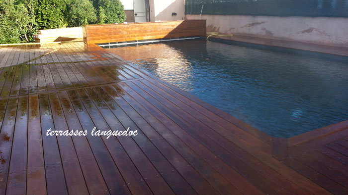 terrasses bois piscine